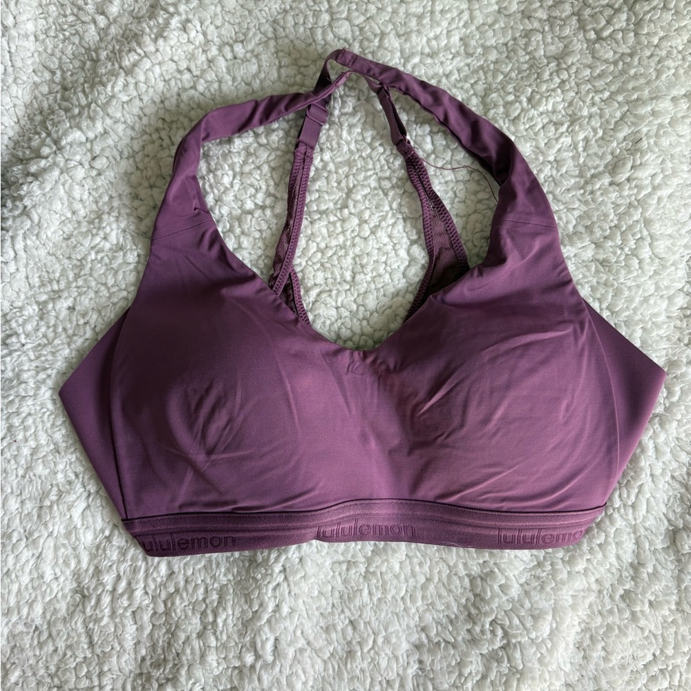 lululemon athletica Plum Strappy-Back Sports Bra